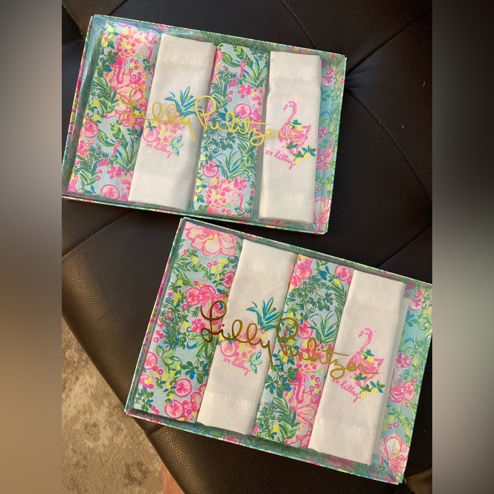 Lilly Pulitzer cloth napkins. NWOT